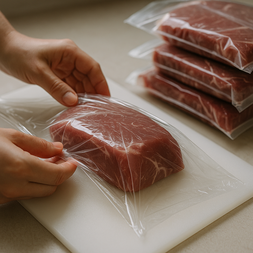 Emballage et protection de la viande