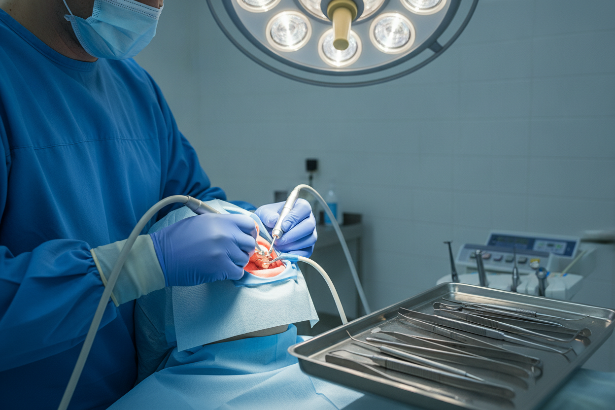 Dents de sagesse incluses et complexes